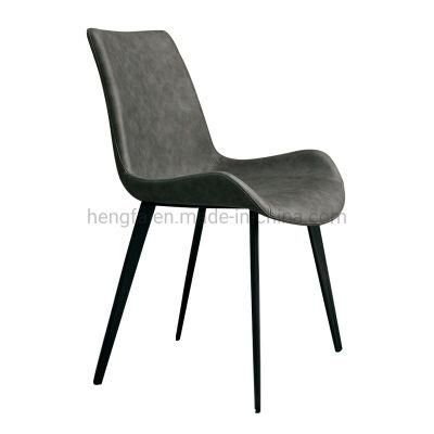 China Factory Wholesale Hot Sales Dining Furniture Steel Base Dinner Chairs