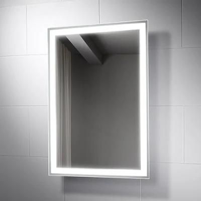 6mm Extra Clear Copper Free Mirror Bathroom Anti-Fog Wall Hanging Hotel Lighted LED Mirror