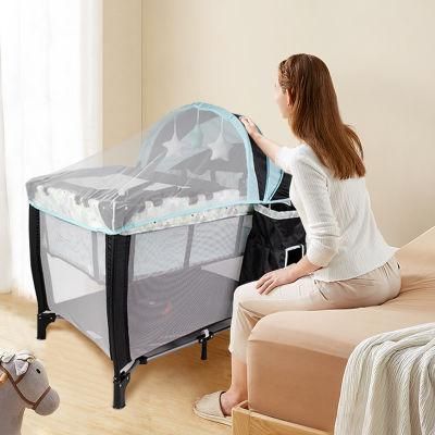 Adjustable Height Cribs Baby Cot Design Baby Bed Cot with Baby Cradles