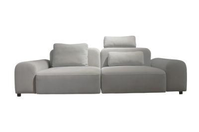 Modern Furniture Living Room Sectional Couch Home Fabric Sofa 2 Seater with Ottoman