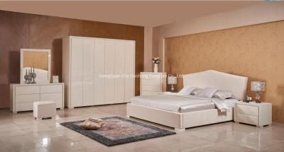 Modern Upholstery Bed with Headboard Bedroom Double Bed