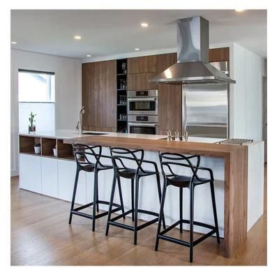 with Island Set Modern Design White Oak Solid Wood Kitchen Cabinets