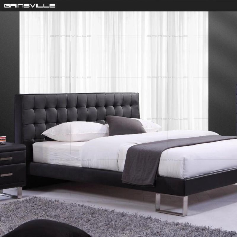 Foshan Factory Home Design Furniture Wooden Double Wall Bed in Bedroom Furniture