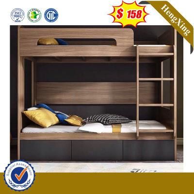 Modern Wooden Metal School Dormitory Baby Furniture Bedroom Set Wardrobe Cabinets Double Children Kids Bunk Bed