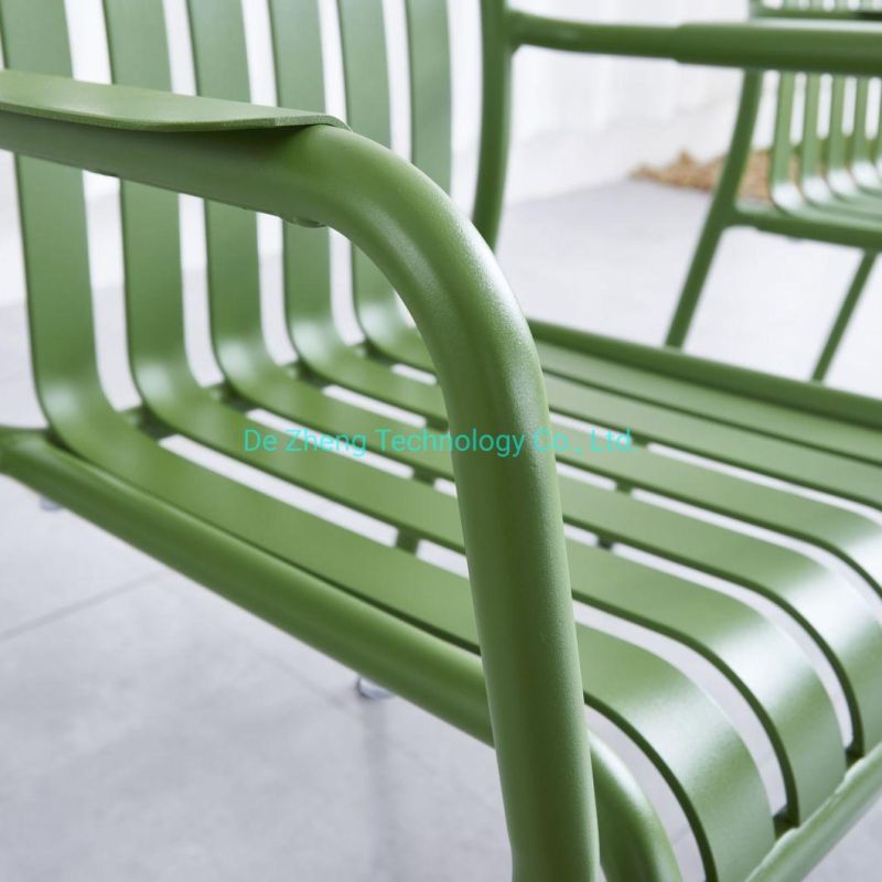 China Wholesale Modern Industrial Style Aluminum Dining Garden Outdoor Furniture