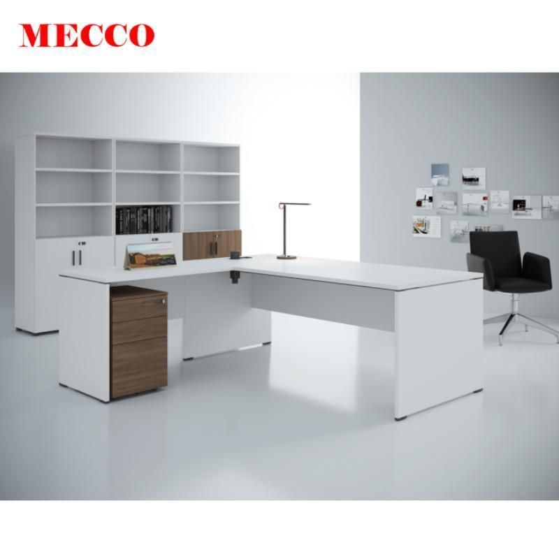 Commercial Furniture Modern Desk Computer Wood Frame Staff Luxury Office Table