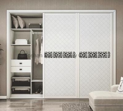 Bespoke Furniture Modern Custom Wardrobe Made of Plywood and Glass with Hardware Handles for Bedroom Popular in USA