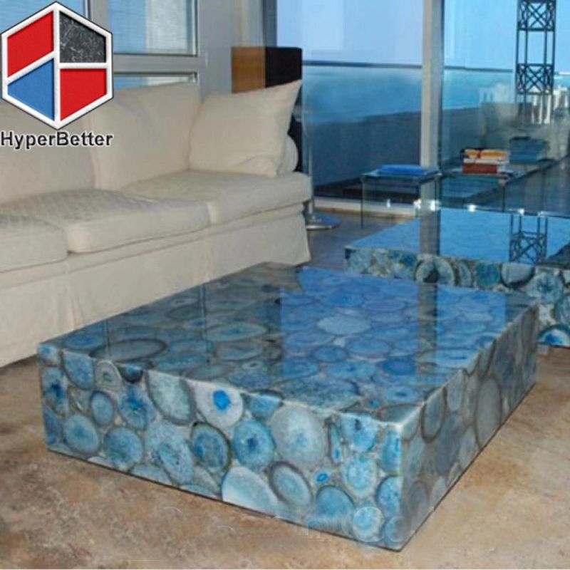 Natural Blue Onyx Tables Cubic Table