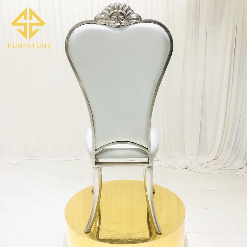 Africa Hot Sale Stainless Steel Dining Chair Hotel Furniture Wedding Events Chairs