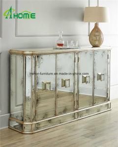 Antique Mirrored Furniture for Living Room Cabinet