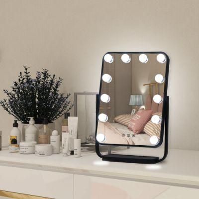 Unique Items Make up Mirror with LED Bulbs for Home Daily Makeup