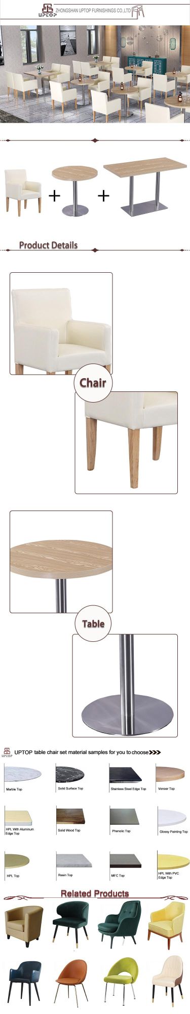 Modern Fine Restaurant Dining Table and Chair Sets (SP-CT858)