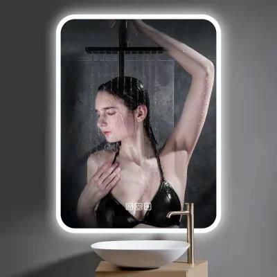 High Quality Modern Style Wall Mounted Smart LED Mirror for Home/Hotel Bathroom Decoration