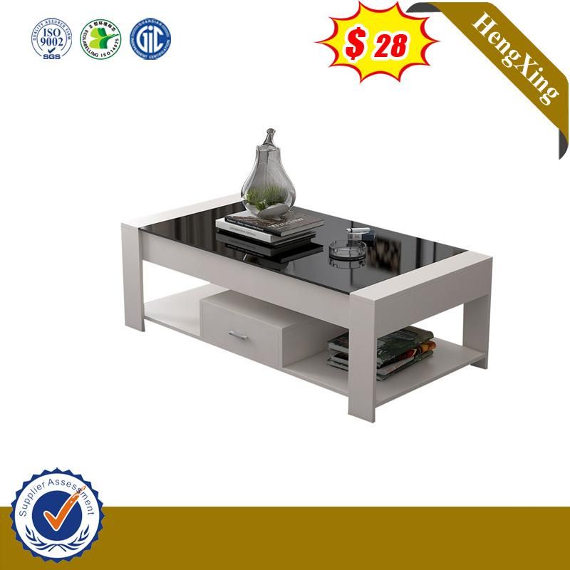 Luxury Glass Modular Hot Sell Shining Teak Assemble Table Furniture (UL-MFC066.2)