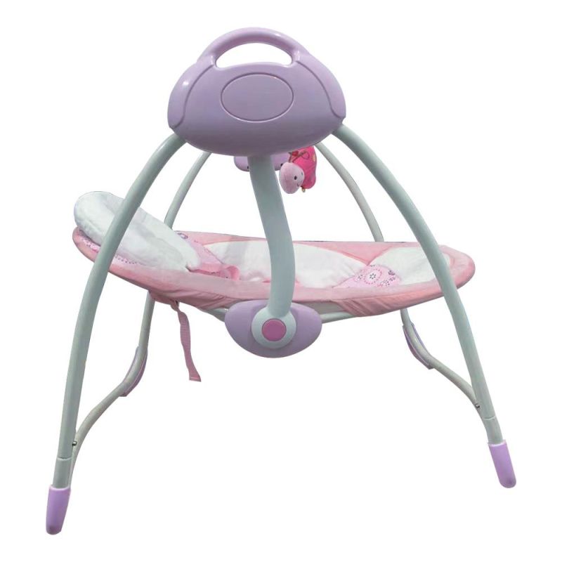 Hot Sale Strollers Babies Rocking Chair Electric Soft Vibrating Swing Baby Infant Chair with Music and Hanging Toys