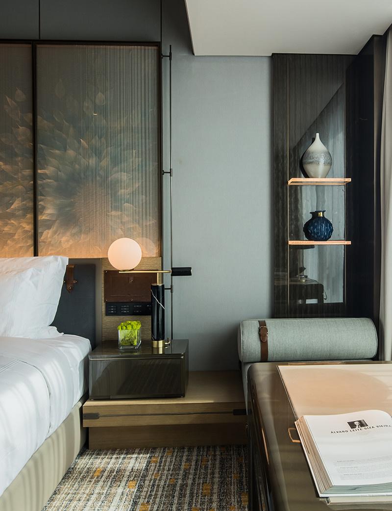 Simplistic Design Five Star Hotel Fixed Furniture