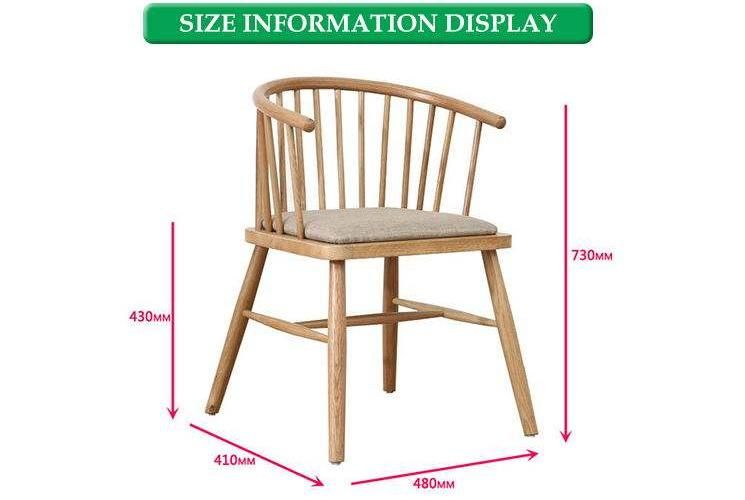 Furniture Modern Furniture Chair Home Furniture Wooden Furniture North Europe Contemporary Designer Real Wood Solid Oak Modern Commercial Hotel Dining Arm Chair