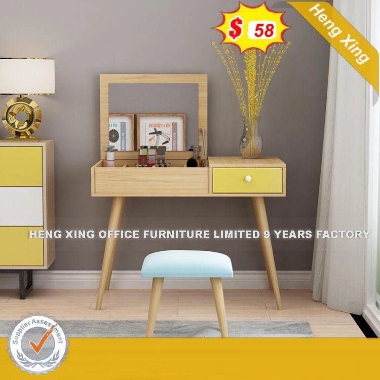 Modern Simple Design Dressing Table Wooden Home Bedroom Furniture Dresser with Mirror