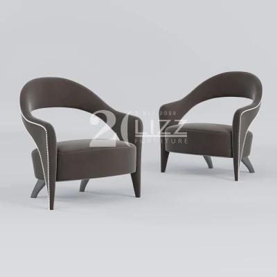 2022 New Style European Home Hotel Furniture Modern Design Pearl Decoration Fabric Chair