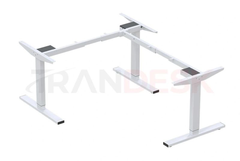 L Shaped Sit Stand Desk