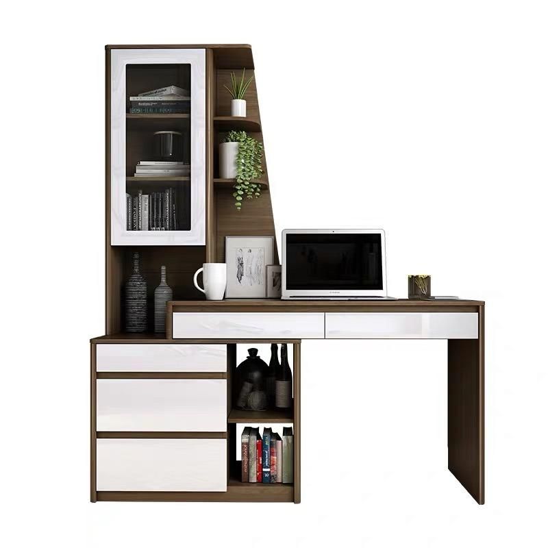 Modern MDF Bedroom Living Room Dresser Standing Wooden Computer Desk