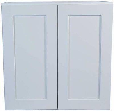 White Shaker Wall Cabinet with Soft Close Hinges All Solid Wood Rta Painted