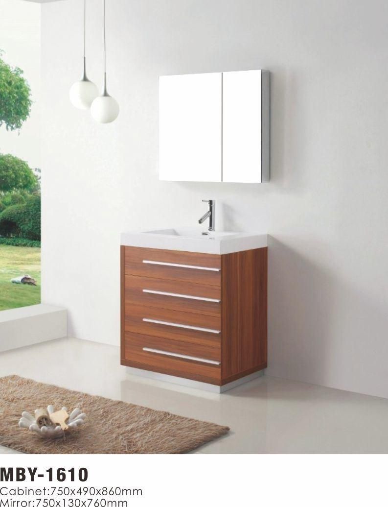 Modern Style Hot Selling Teak Vanity with Mirror Medicine Cabinet Bathroom Furniture Vanities