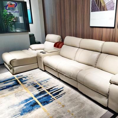 Foshan Office Room Furniture Luxury Modern Executive Leather Commercial Modular Living Room Sofa