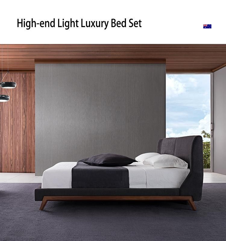 China Wholesale Modern Design Hotel Bed Home Bed Double Bed Single Bed Gc1705