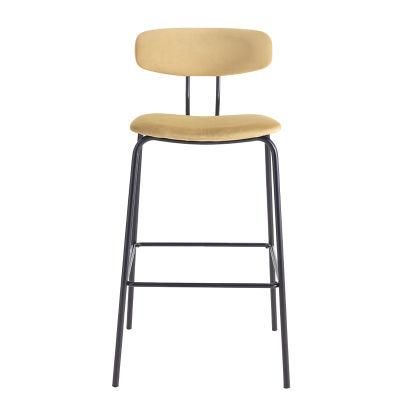 Wooden Frame Plastic Seat Light up Furniture for Bar Furniture Counter Cafe Restaurant Height Bar Stool High Chair