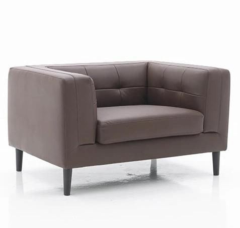Minimalist Simple Synthetic Leather 1 Seat 2 Seat Office Sofa
