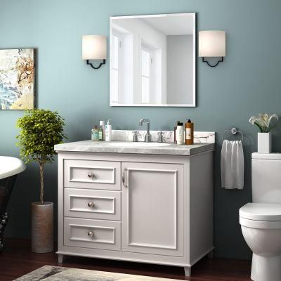 Wall Mounted Decor Mirror Unique UL, CE LED Bathroom New Design White Floor Mirror with Low Price