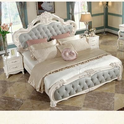 Double #Bed French Style Bedroom Furniture 0181-4