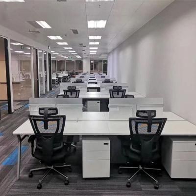 Office Furniture with Composite Wood Desk and Rotary Chair