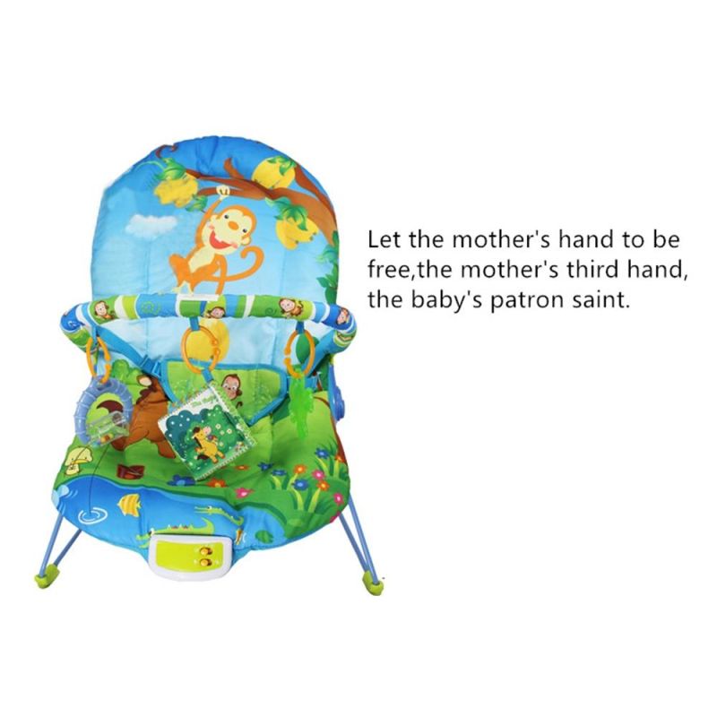 Baby Electric Rocking Chair Multifunctional Toddler Chair with Music and Vibration for Baby High Quality Fabric