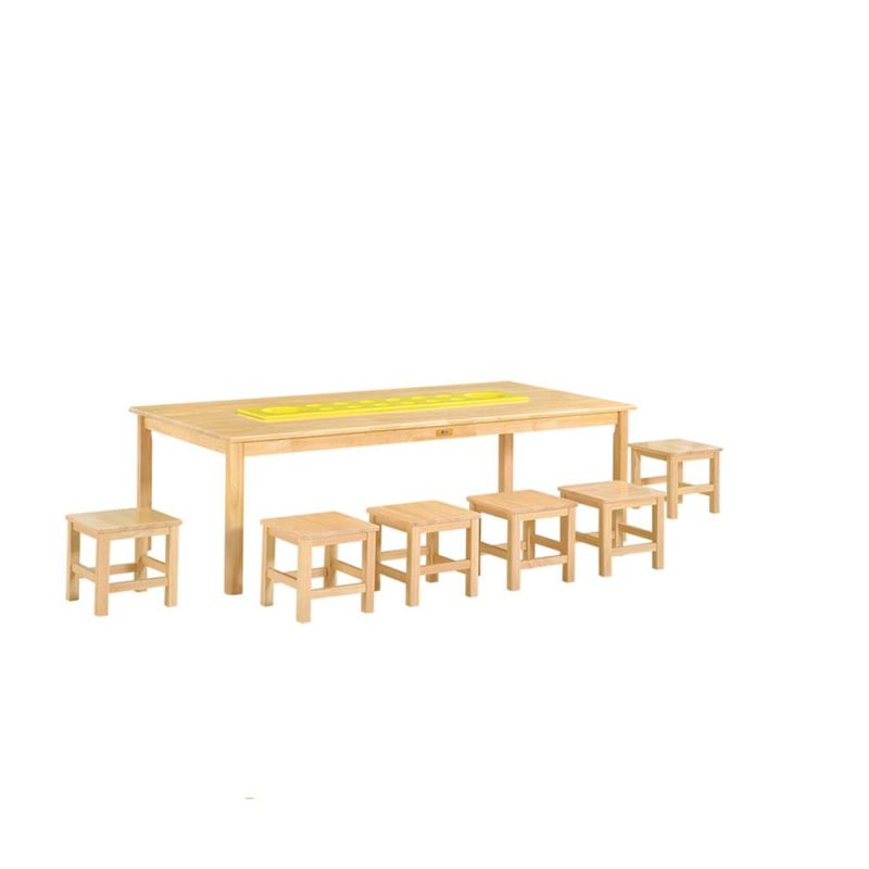 Preschool Kids Rectangular Table, Kindergarten Children Art Table