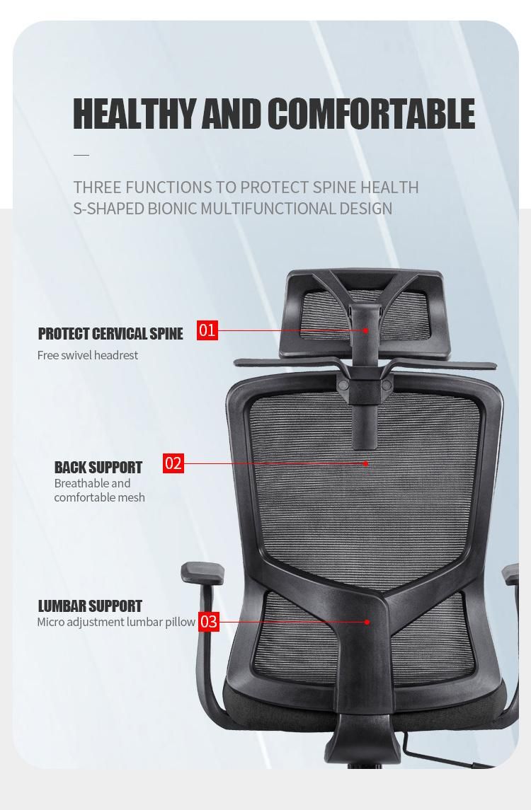 in Stock High Back Manager Hot Sell Computer Wholesale Office Chair