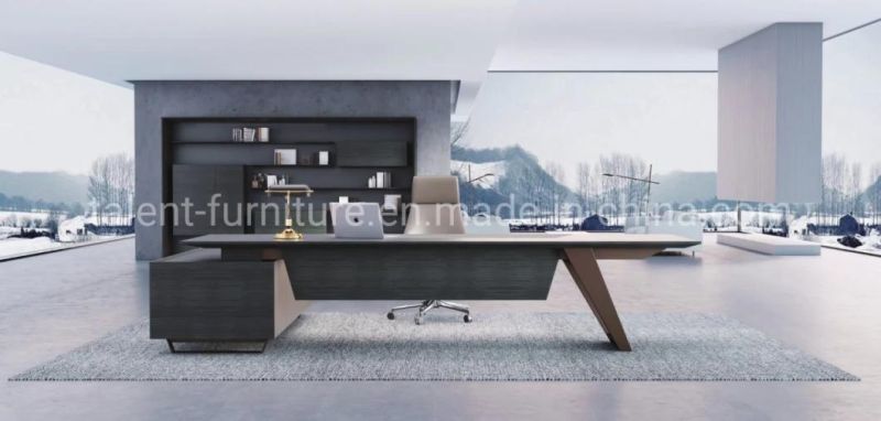 Modern Design Office Furniture for Office Desks L Shape Metal Leg Wooden Furniture Desk