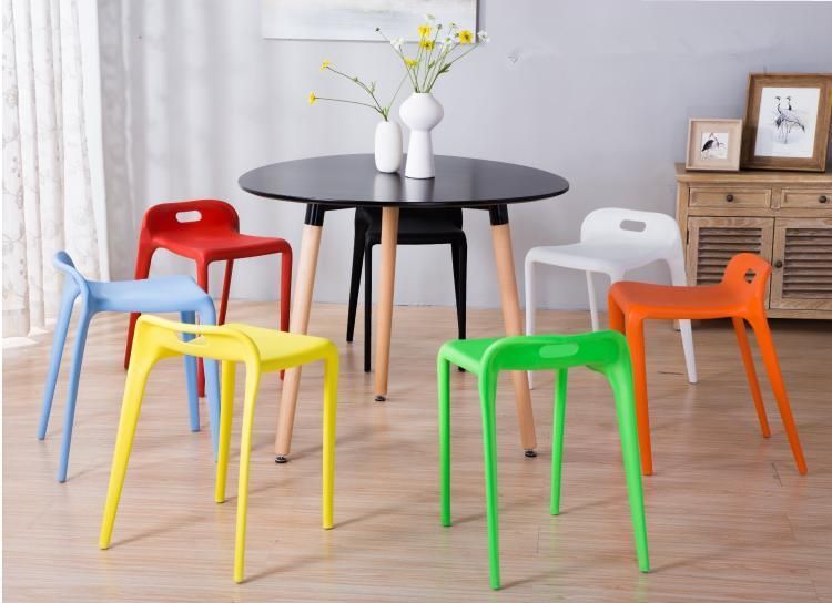 Home Furniture Bathroom Chair Small Children Chair Stacking Plastic Stool Chair for Outdoor