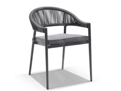 Modern Garden Patio Outdoor Hotel Home Livingroom Furniture Rope Weaving Dining Chair