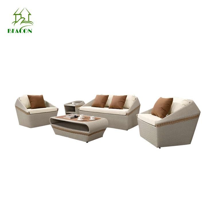 Modern Outdoor Garden Hotel Home Patio Rattan Wicker Leisure Lounge Sofa Set