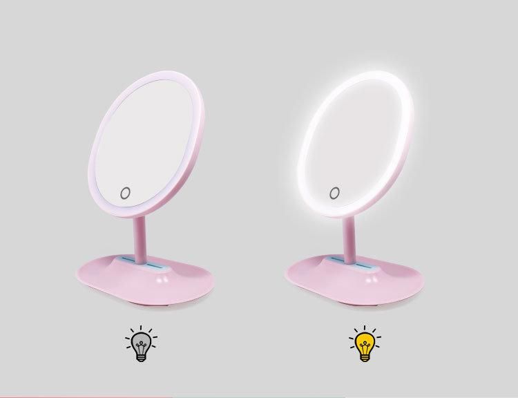 Newest Rechargeable Makeup Mirror with 5X Magnifying Glass LED Products
