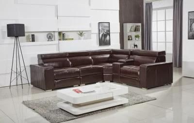 Modern Design Sofa Set L-Shape Furnitures House Sofa Indoor Furniture Leather Recliner Sofa