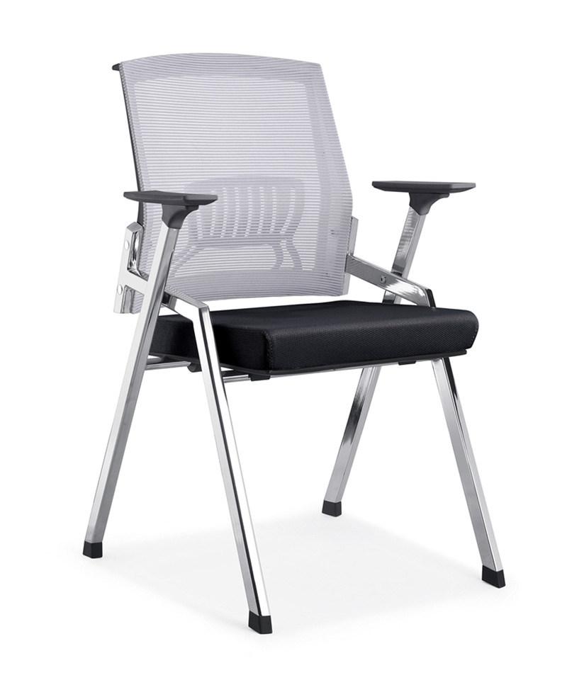 Office Mesh Back Padded Office Folding Meeting Chair Training-2025 (BIFMA)