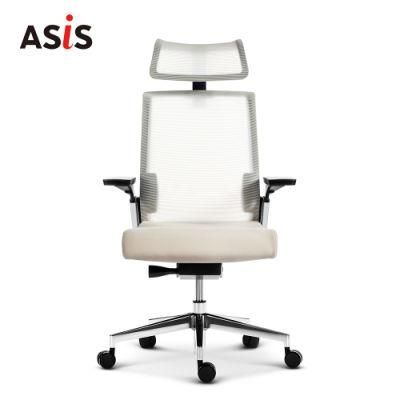 Asis Match High Back Modern Ergonomic Swivel Mesh Office Chair with Adjustable Armrest for Office and Home Furniture