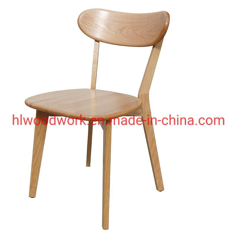 Cross Chair Oak Wood Dining Chair Wooden Chair Office Chair Round Seat Dining Room Furniture