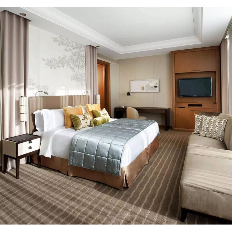 Custom Hotel Furniture Modern Bedroom Set 5 Star Hotel Furniture