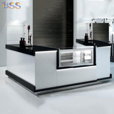 Elegant Corian Acrylic Snack Restaurant Ice Cream Bar Counter