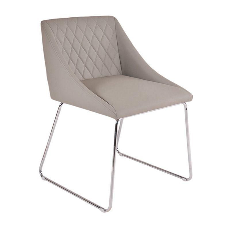 Hotel Cafe Room Furniture Diamond Pattern Square Back Dining Chair