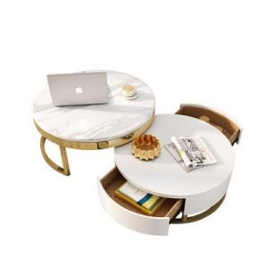 Modern Multifunctional Marble Coffee Table